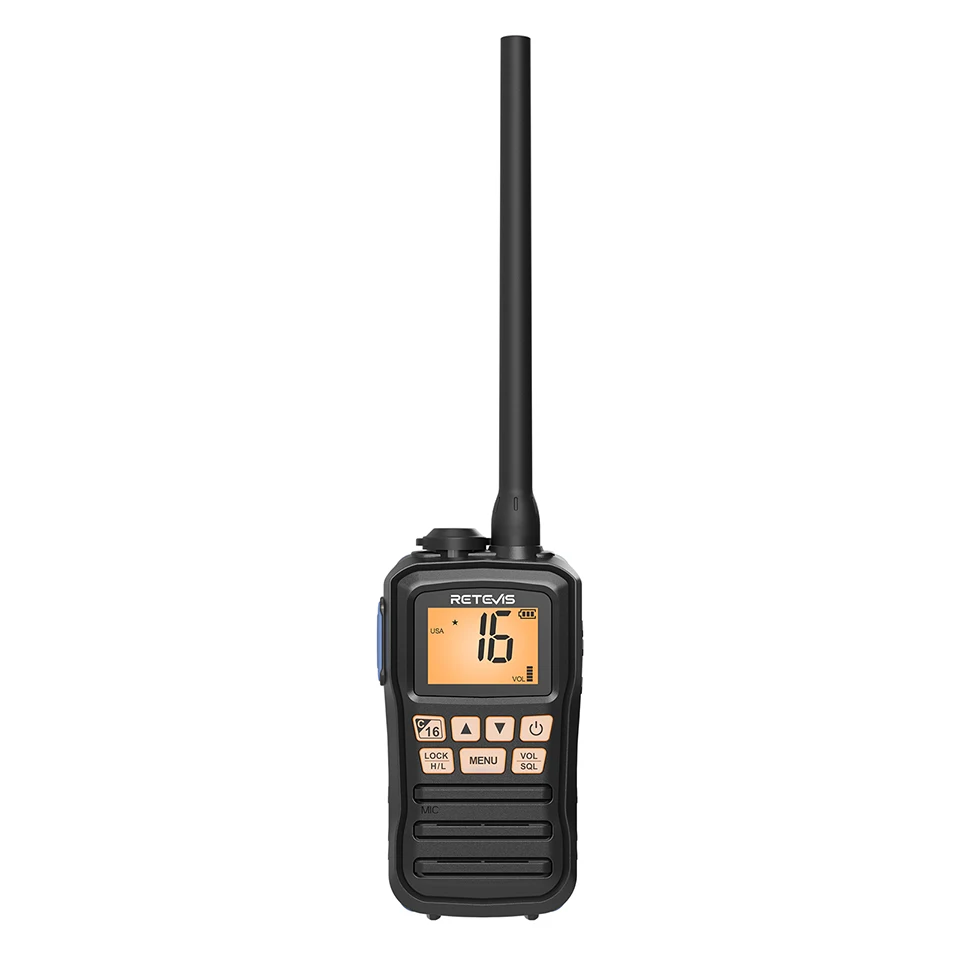 Retevis RM01P IP67 Wodoodporne Walkie Talkie Długa Żywotność Baterii Przenośne Radio Morskie Typu C Pływające Konstrukcje do Łodzi i Wędkarstwa — zdjęcie produktu 7
