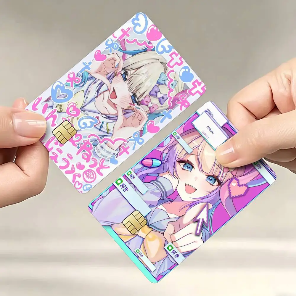 

Needy Girl O-Overdose Kangel Decorative Waterproof Film Skin Cover Credit Card Stickers Debit Front Bank Bus Pass