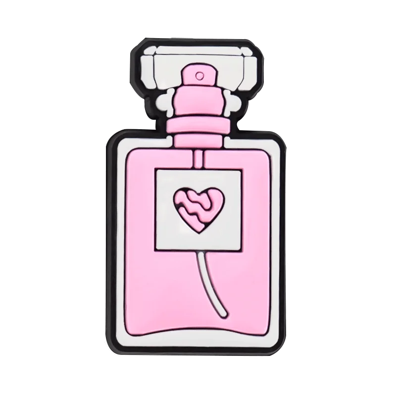 1/25PCS Glamour & Edgy PVC Shoe Charms for Clogs, Leopard Lipstick, Pink Car, High Heels DIY Accessories for Teens & Adults image 5