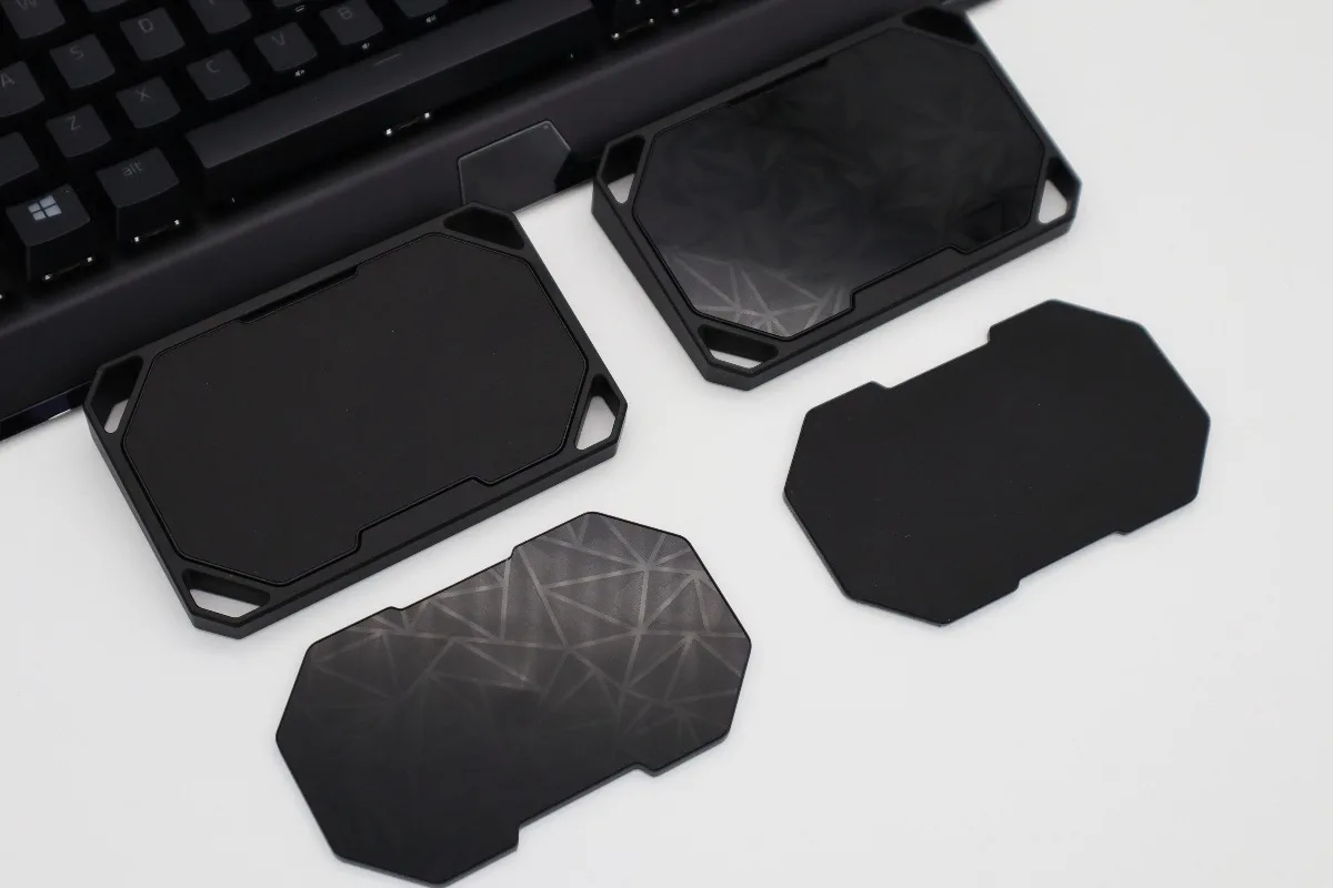 Descanso de pulso para teclado magnético dividido, liga de alumínio, teclado mecânico, descanso para as mãos, mouse pad personalizado para jogos, acessórios para teclado