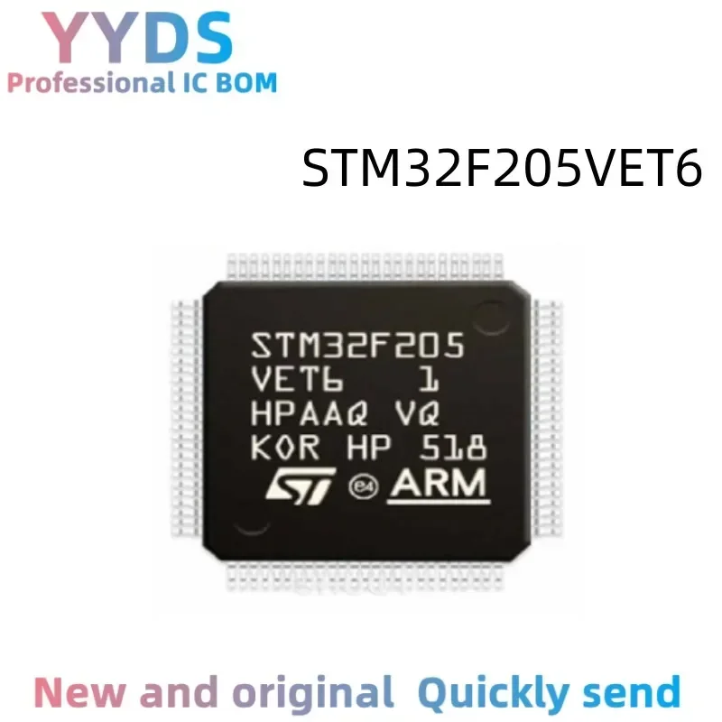 STM32F205VET6      Original STM STM32F STM32F205 STM32F205VE STM32F205VET MCU LQFP-100