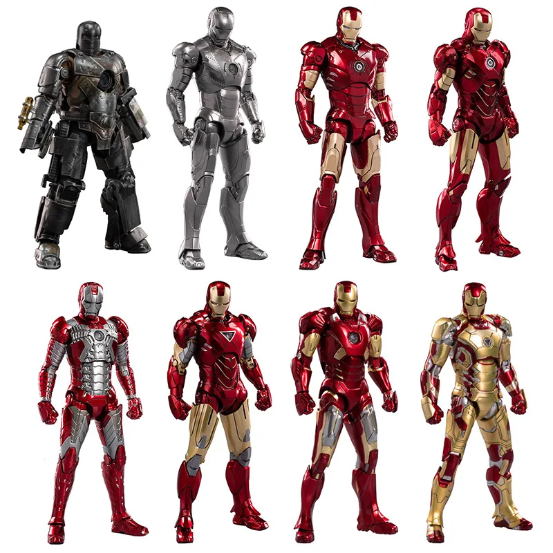Bandai Iron Man MK85 MK50 MK20 MK5 MK7 Action Figure Model Collectible Toys birthday Gift for Children - view 3