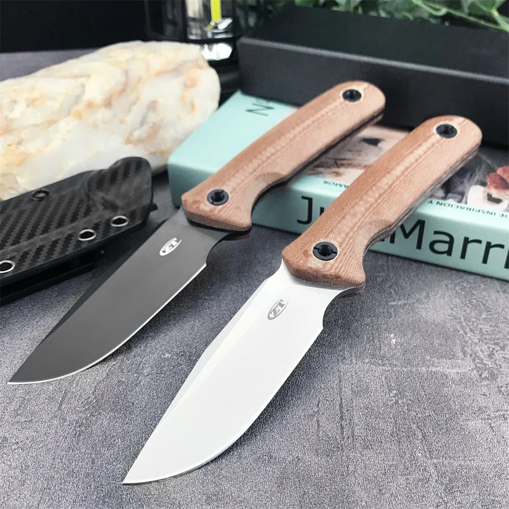 

Новый фиксированный прямой нож ZT0004: высококачественный, с клинком D2 и рукоятью G10. Нож для активного отдыха, барбекю, EDC-инструмент с ножнами.