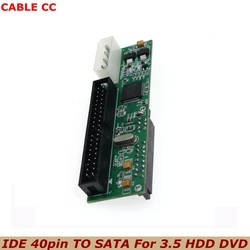 1pcs/lot SATA To IDE Adapter Converter 2.5 Sata Female To 3.5 IDE Male HDD DVD Serial 2.5 SATA Female To 3.5