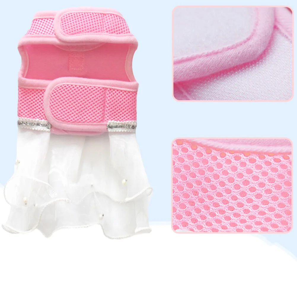 

Dog Princess Clothes Warm Coat Fashion Costume for Small Dogs Pet Supply Cute Mesh Design Comfortable Texture Easy to Wear