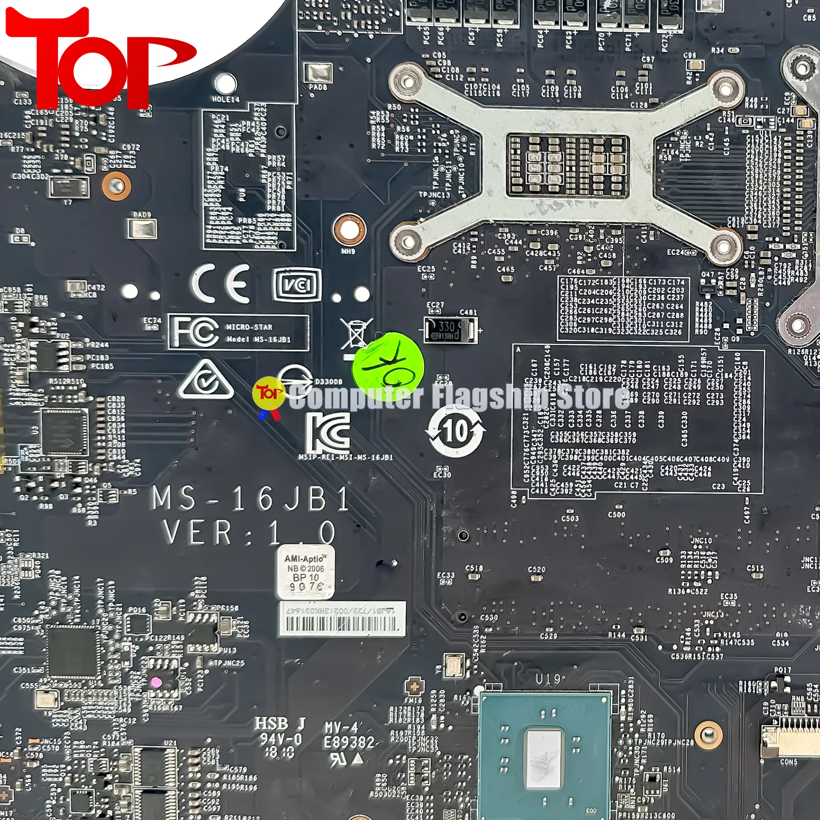 MS-16JB1 Laptop Motherboard For MS-16JB GL62MVR GE62 GV62VR GE72VR I5-7300H I7-7700H GTX1060 Mainboard 100% Testd Fast Shipping