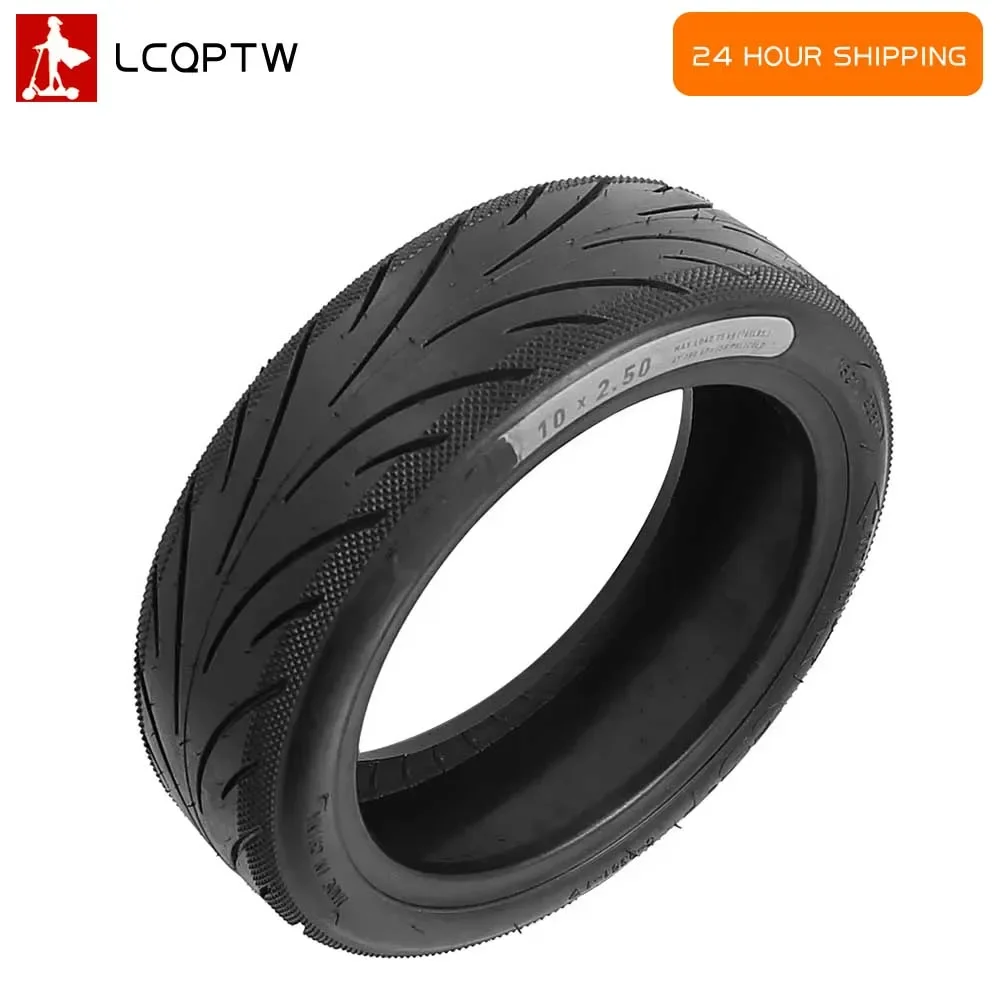 10x2.5 Vacuum Tyre Tubeless Rubber Tire For Segway Ninebot KickScooter F2 F2Plus F2Pro F30D F40D Shock Absorbing Jelly Tires