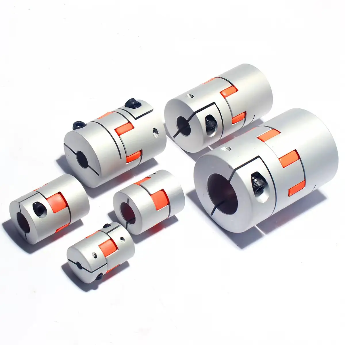 1Set D25 L30 Star Shaped Coupling Screw Encoder High Torque Coupling Stepper/servo Motor ID 4mm~14mm Aluminum Alloy Coupling