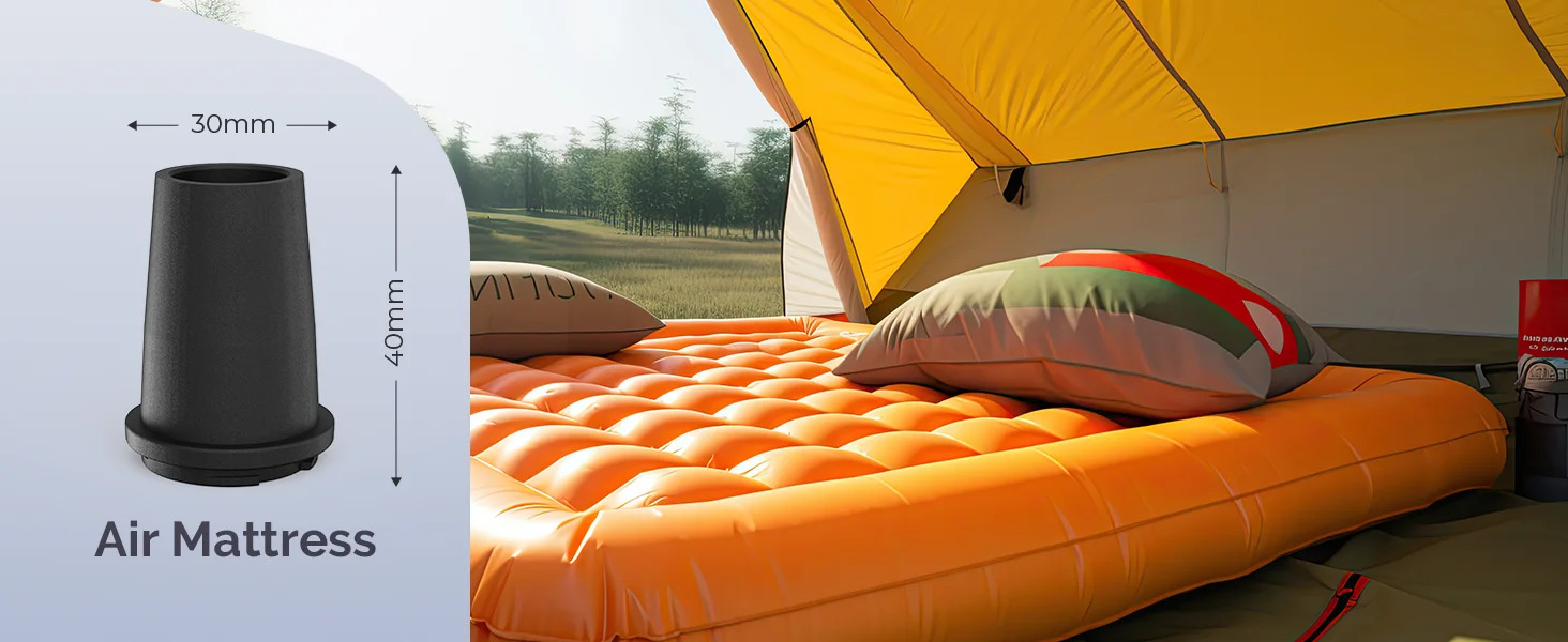 ETENWOLF AIR 3SE Elektrische Luftpumpe 1300mAh Campinglampe Outdoor-Pumpe für Luftmatratzen, Pool-Luftmatratzen, Schlafunterlagen – Detail 8