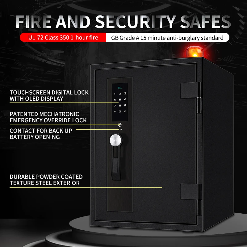 Factory Supply Intelligent Burglary-proof And Fireproof Home Safe 178kg Heavy Big Fireproof Safes, 5310