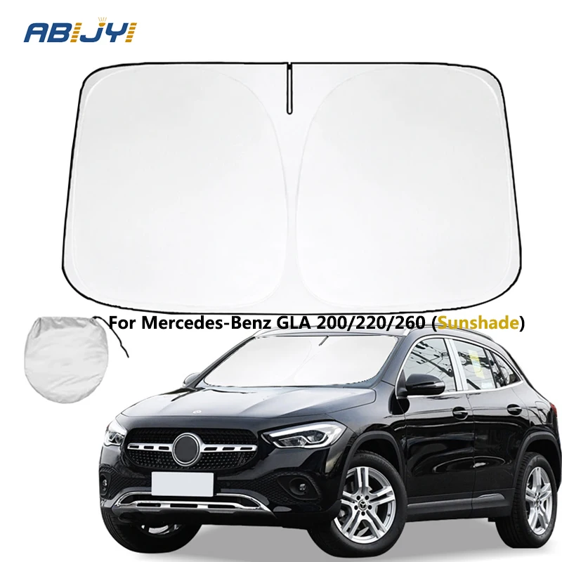 

For Mercedes-Benz GLA 200/220/260 2014-2019 New Car Windshield Sun Shade Reflector Sunshade Offers Protection Accessories