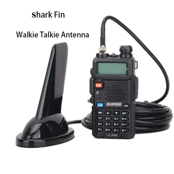 Radio's Walkie Takie VHF UHF Antenne Haaienvin UV-5R/9R Magneet Basisantenne Auto Handheld Radio Antenne