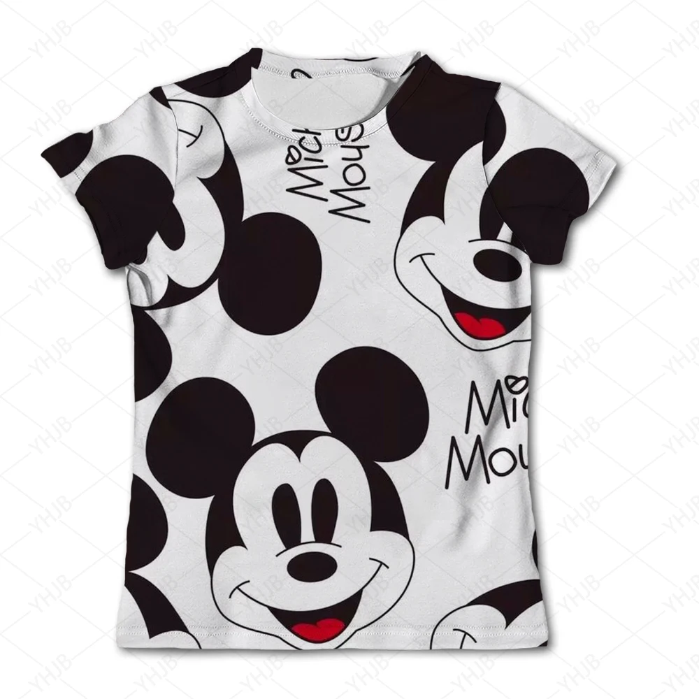 

MINISO Disney Princess Rapunzel 2025 Summer 3-14 Years Children Kids Cool Boy Cute Girls Lightweight 3D Print T-Shirt Tops