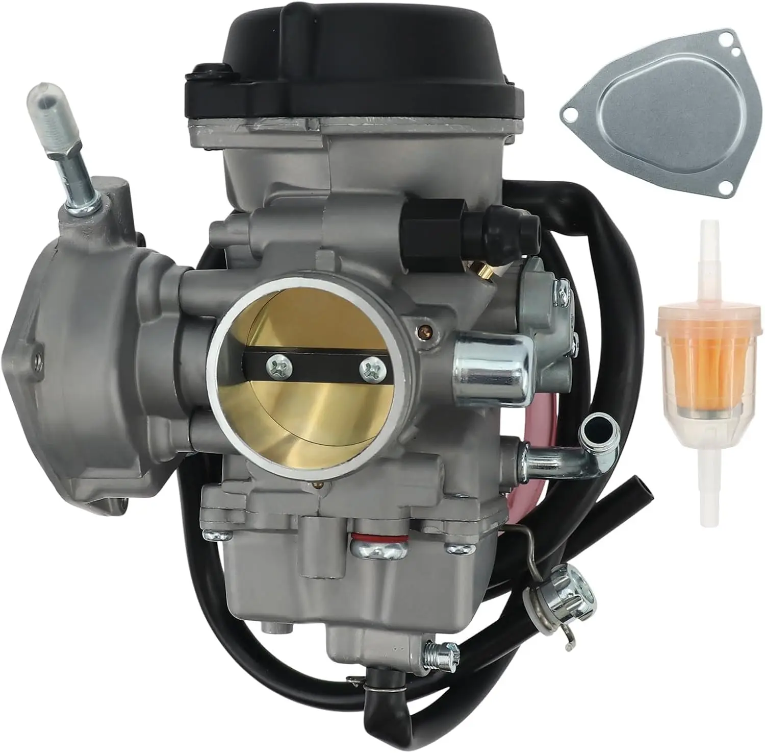 LTZ400 Carburetor Compatible with Suzuki LTZ400 Quad LTK400 Compatible with Yamaha Raptor 350 YFM350 For Arctic Cat DVX 400