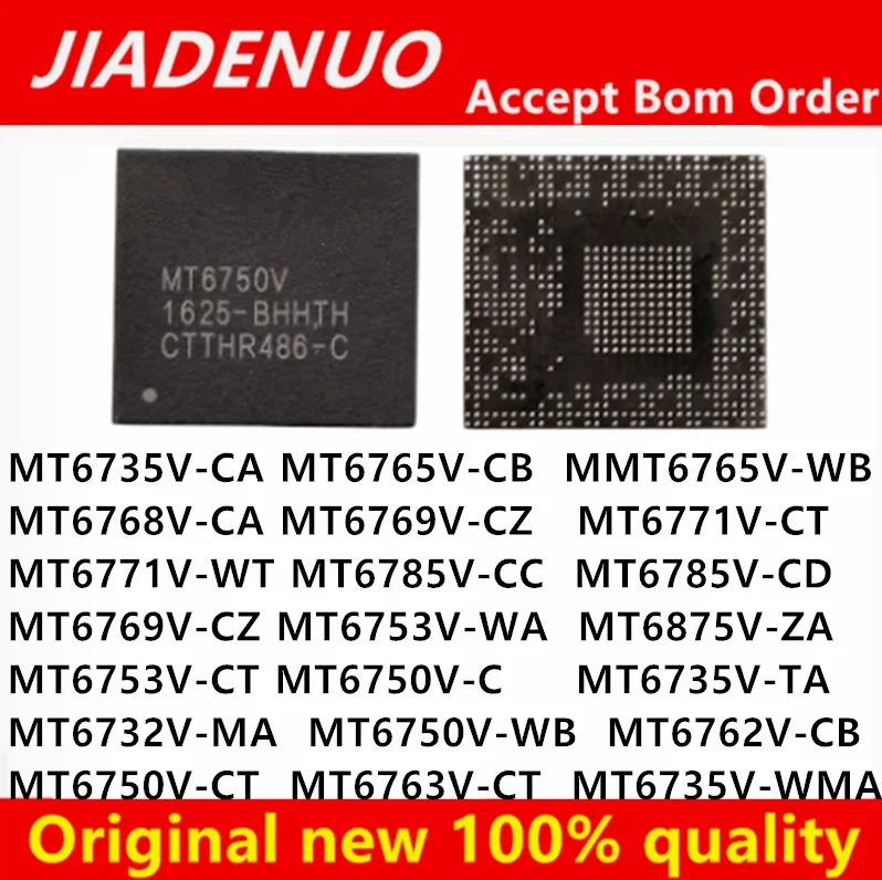(1piece)100% New MT6750V  MT6732V MT6753V MT6762V MT6763V MT6765V MT6768V MT6769V MT6771V MT6785V MT6797MT6875V BGA