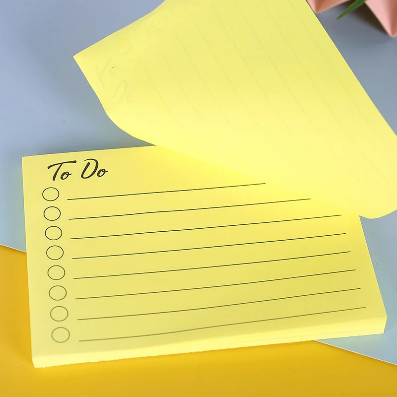 50 листов, блокноты для записей, блокноты, бумага для записей, горизонтальная линия, список дел, проверочный лист, ежедневник, блокнот, бумажная бумага, корейские школьные канцелярские принадлежности