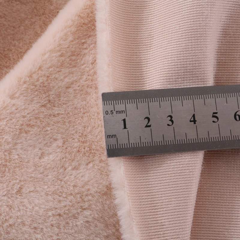 봉제 원단 암호화 모조 수달 토끼 털 옥 토끼 털, 면 인형 헤어 천 카운터 스카프, DIY 천, 5mm