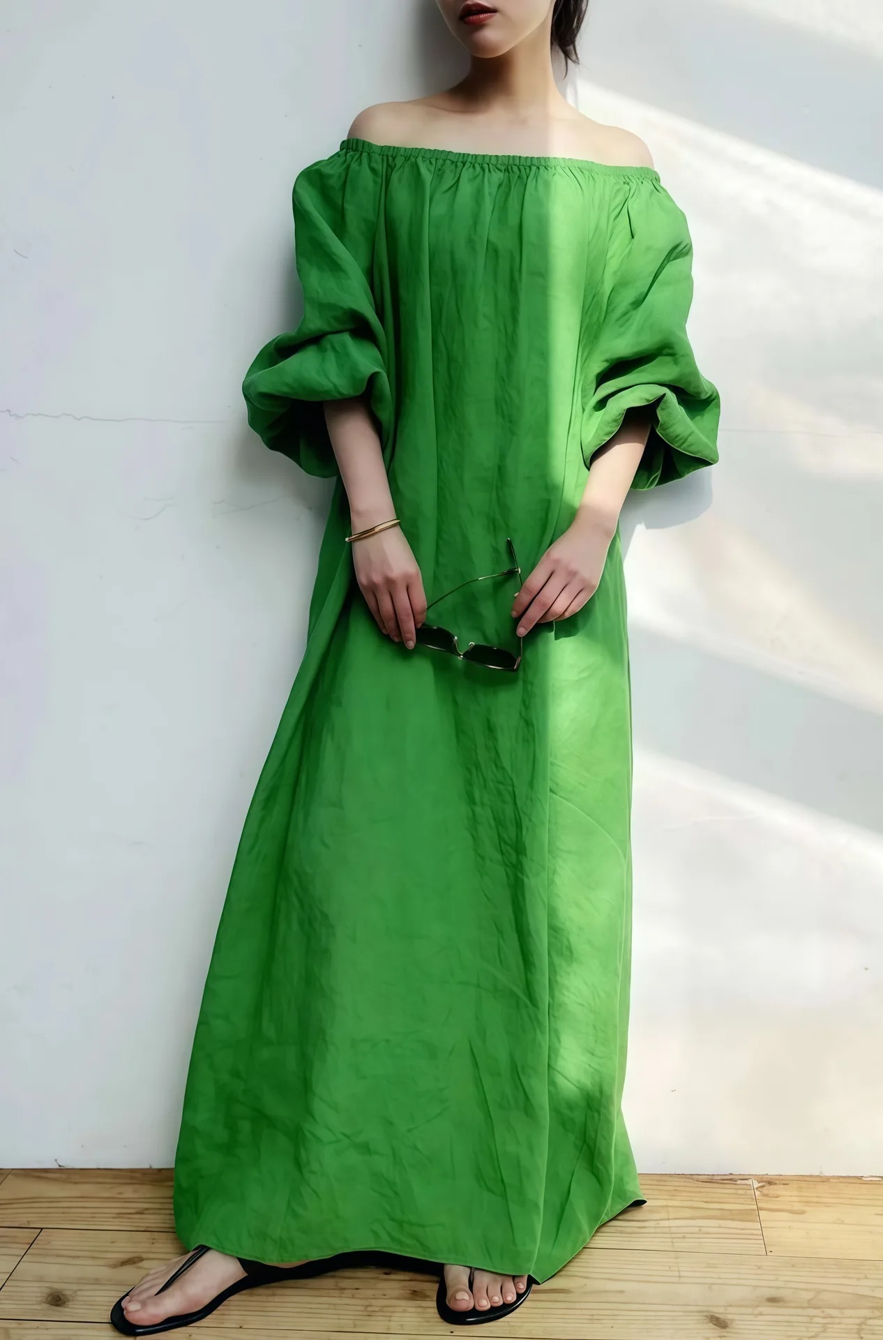 

2025 New Fashion Off-the-shoulder Robe Long Dress Ruffle Maxi Sundress Boho Women Summer Sexy Casual Elegant Strapless Vestidos