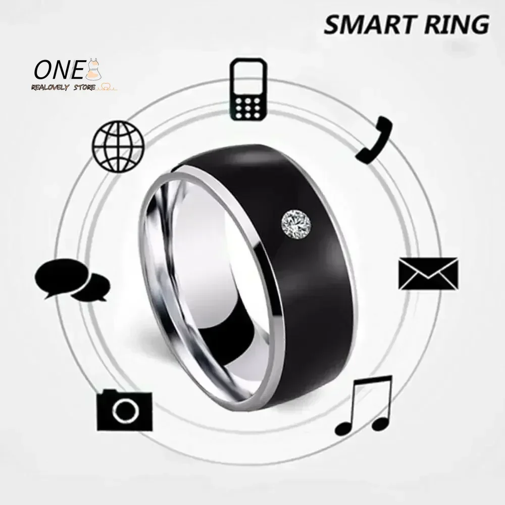 NFC Smart Finger Ring Intelligent Wear Connect Android Phone Equipment Rings Fashion Multifunctional Waterproof NFC Finger Ring