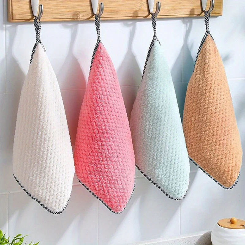 

1pc Factory Wholesale Dishcloths: Absorbent, Non-Stick, and Thick for Kitchen Cleaning!