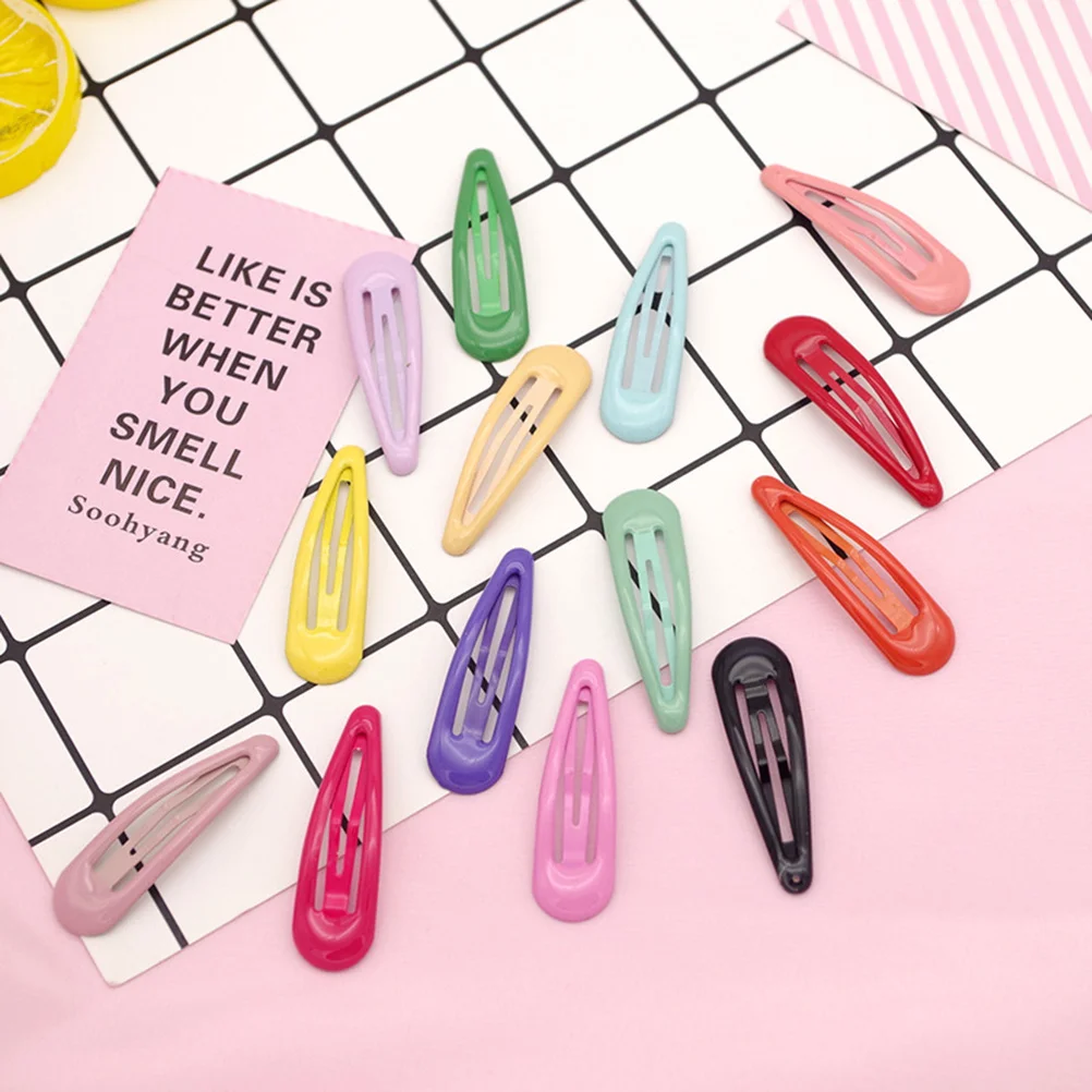 

40Pcs Assorted Color Hair Clips Candy Color Barrettes for Women Girls Beautiful Hair Accessories Gift Women Barrettes