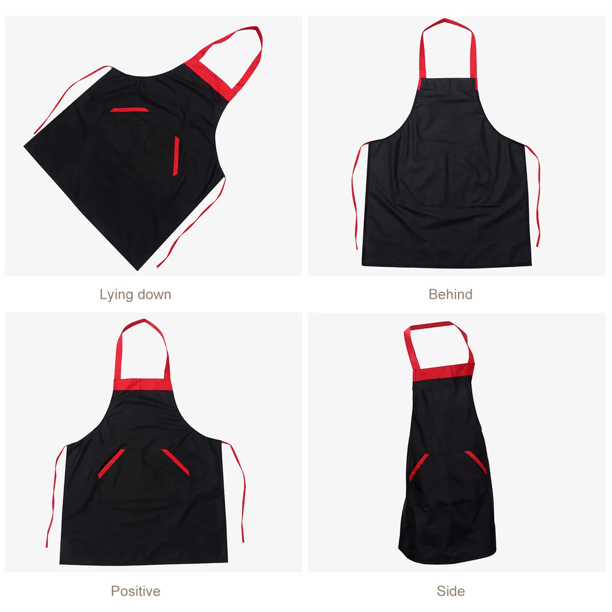 

1Pcs Waterproof Lightweight Kitchen Apron Oilproof Cooking Adjustable Waist Tie Unisex Professional Apron for Handcraft Baking