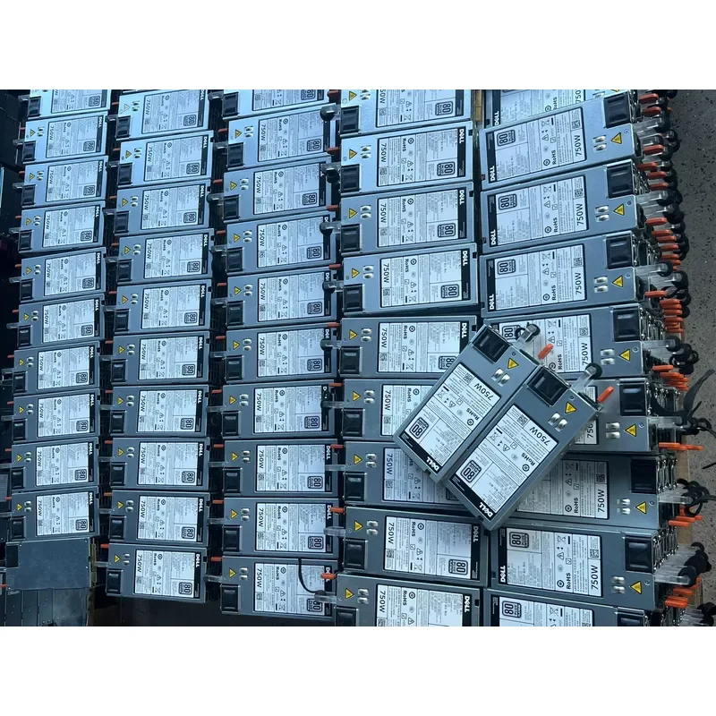for Dell Original 750W Power Supply Unit PSU Disassembled Replacement for Desktop Computer Server High Efficiency Stable