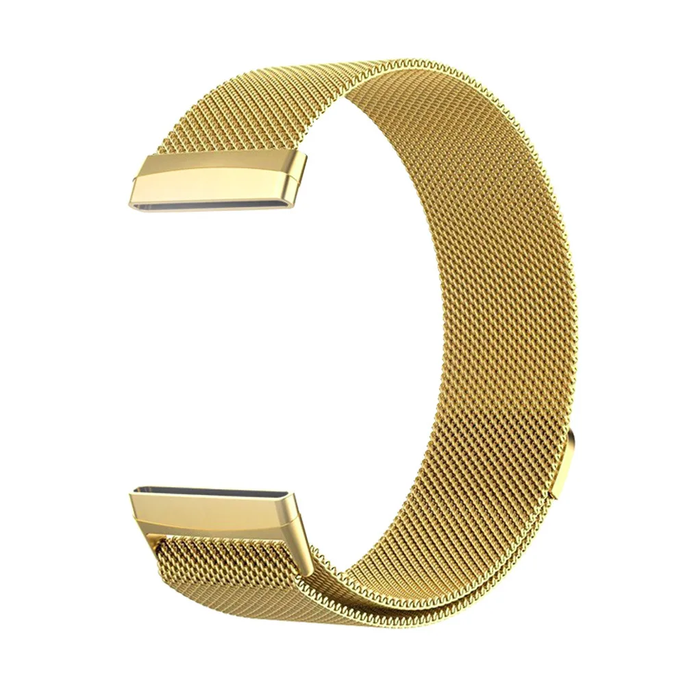 Metal Milanese Loop Official Strap For Fitbit Versa 4/Versa 3 Smartwatch Bracelet Comfortable For Fitbit Sense 2-1 Magnetic Band