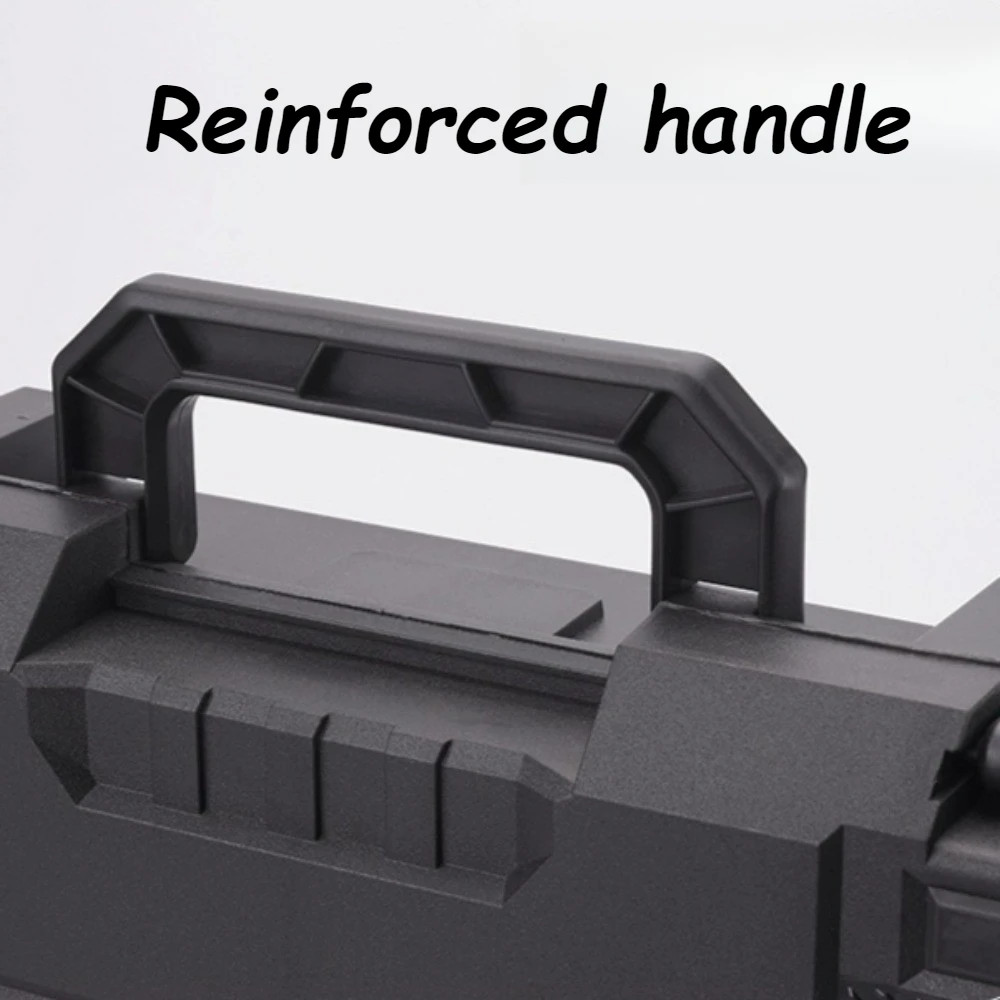 17/14/12 Zoll Werkzeugkasten Werkzeug-Organizer Feuchtigkeitsbeständige trinkbare Kunststoff-Arbeitswerkzeug-Aufbewahrungsboxen Fallsichere Werkzeugverpackung