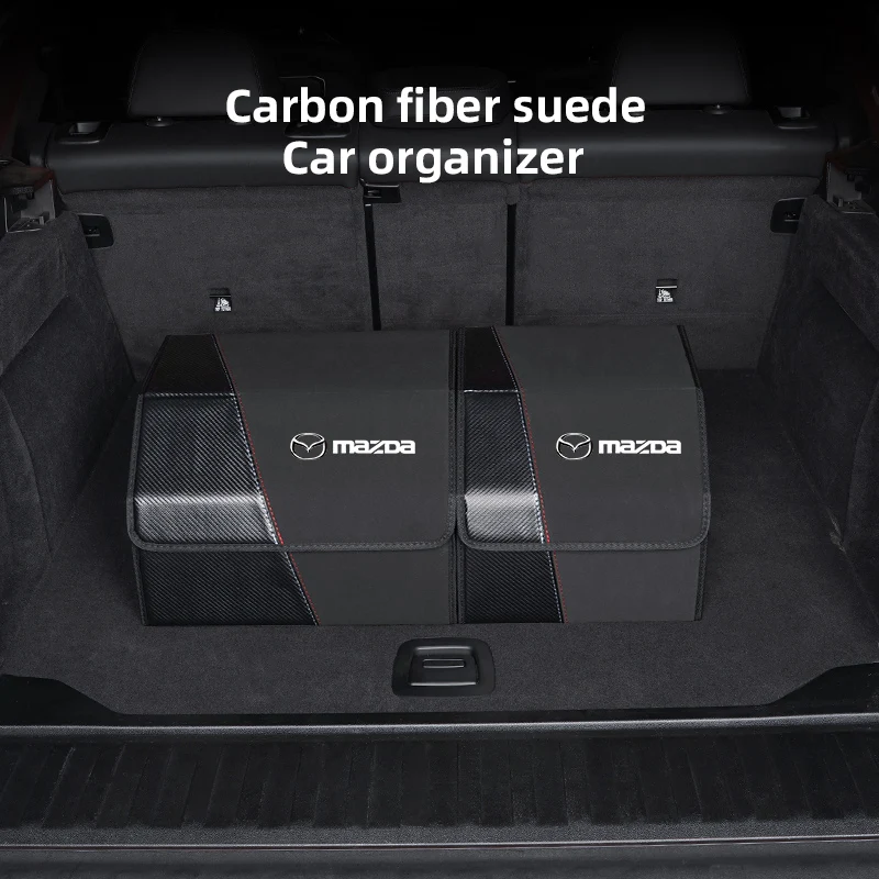 صندوق منظم صغير قابل للطي لصندوق السيارة حقيبة تخزين أدوات ترتيب لمازدا 3 6 CX5 2 CX3 CX9 MX5 RX8 Axela Demio Atenza MS