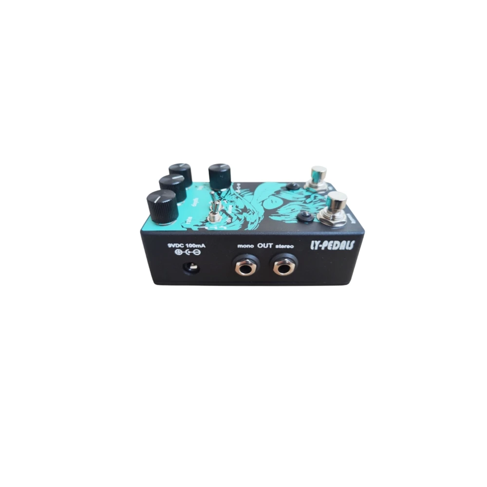 LYR PEDALS LY-ROCK Electric Guitar Stereo Chorus Single Block Effect Pedal.black,True bypass.
