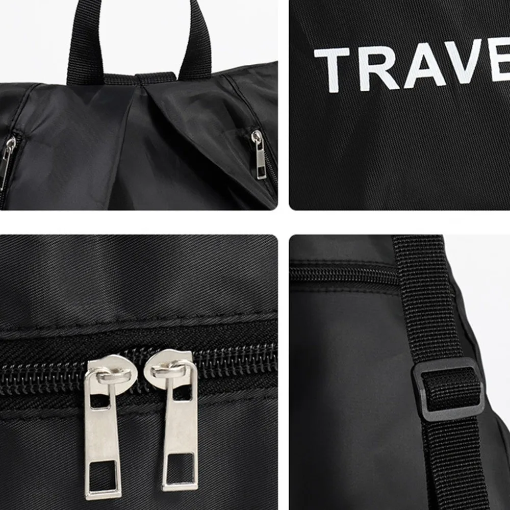 

Fitness Bag Waterproof Swimming Bag Dry Wet Separation Lightweight Outdoor Beach Bag Shoe Compartment Simple Fitness Bag