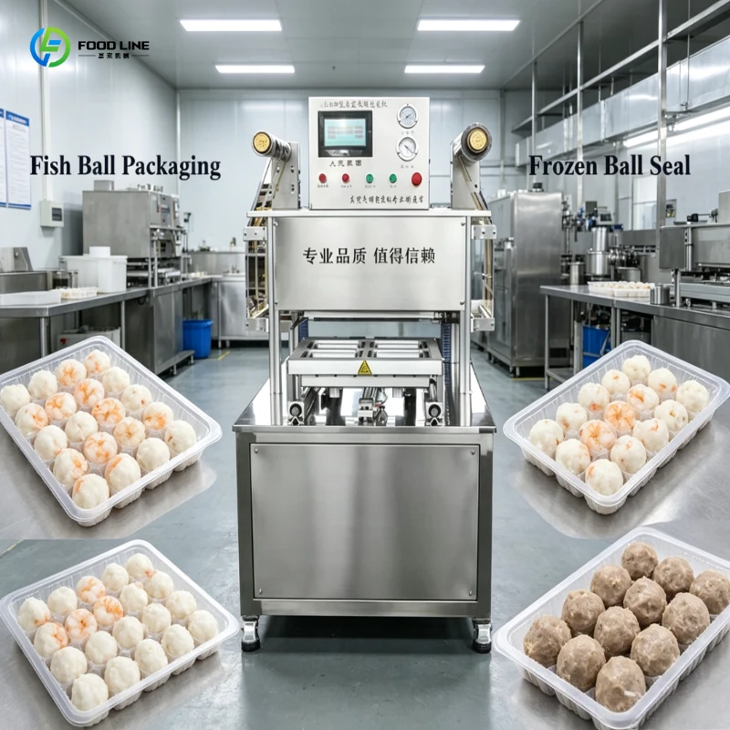 FL Automatic Modified Atmosphere Vacuum Food Sealer, Packing Fresh Kit for Butcher Counter, Heavy Unit with Film & Pouch Set