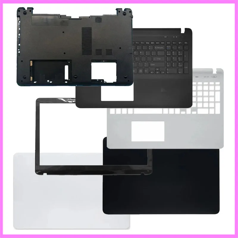 Para Song Vaio SVF152C29U SVF152C29W SVF152C29V SVF152C29X SVF152A29L Tampa Traseira LCD Sem Touch/Painel Frontal/Apoio para as Mãos/Base Inferior