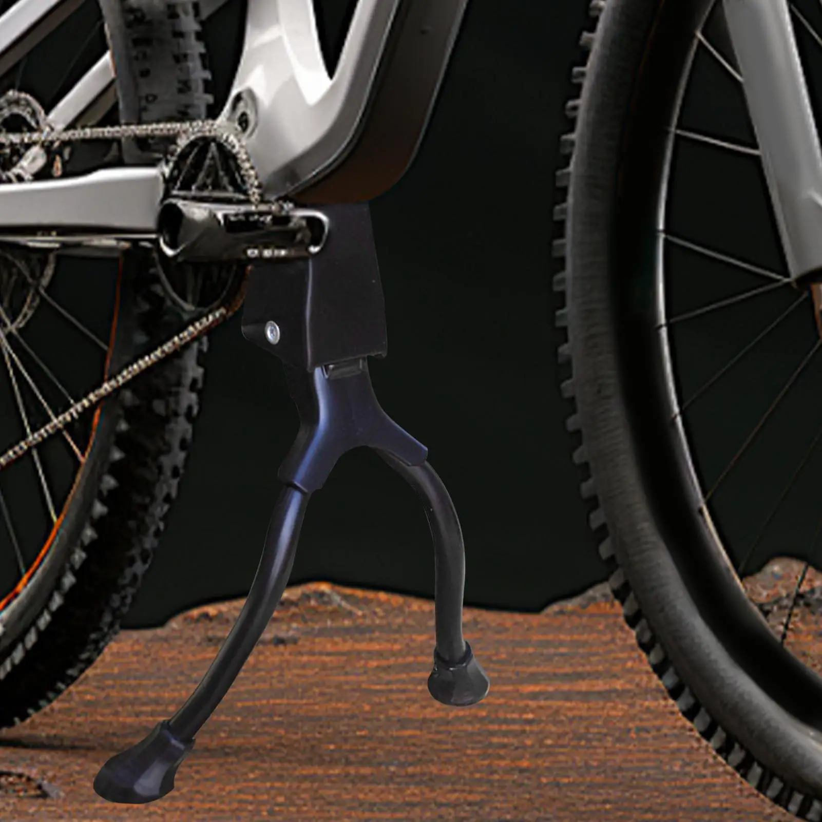 

Double Leg Bikes Stand Double Leg Kickstand For Mountain Bikes Metal Stable Parts Accessories For Mountain Cycling Sports Riding