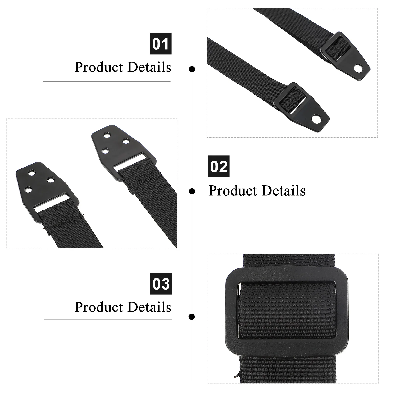 

2pcs Safety Straps Adjustable Anti-Tip Fixing Belts Heavy Duty Vibration Resistant Anti-Drop Furniture Straps Home Use