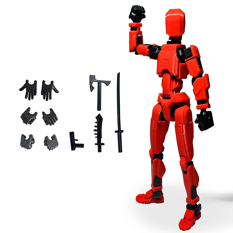 Wieloprzegubowy ruchomy ruchomy Robot 2.0 manekin z nadrukiem 3D 13 figurek zabawki dla dzieci dla dorosłych gra rodzic-dzieci — zdjęcie 2