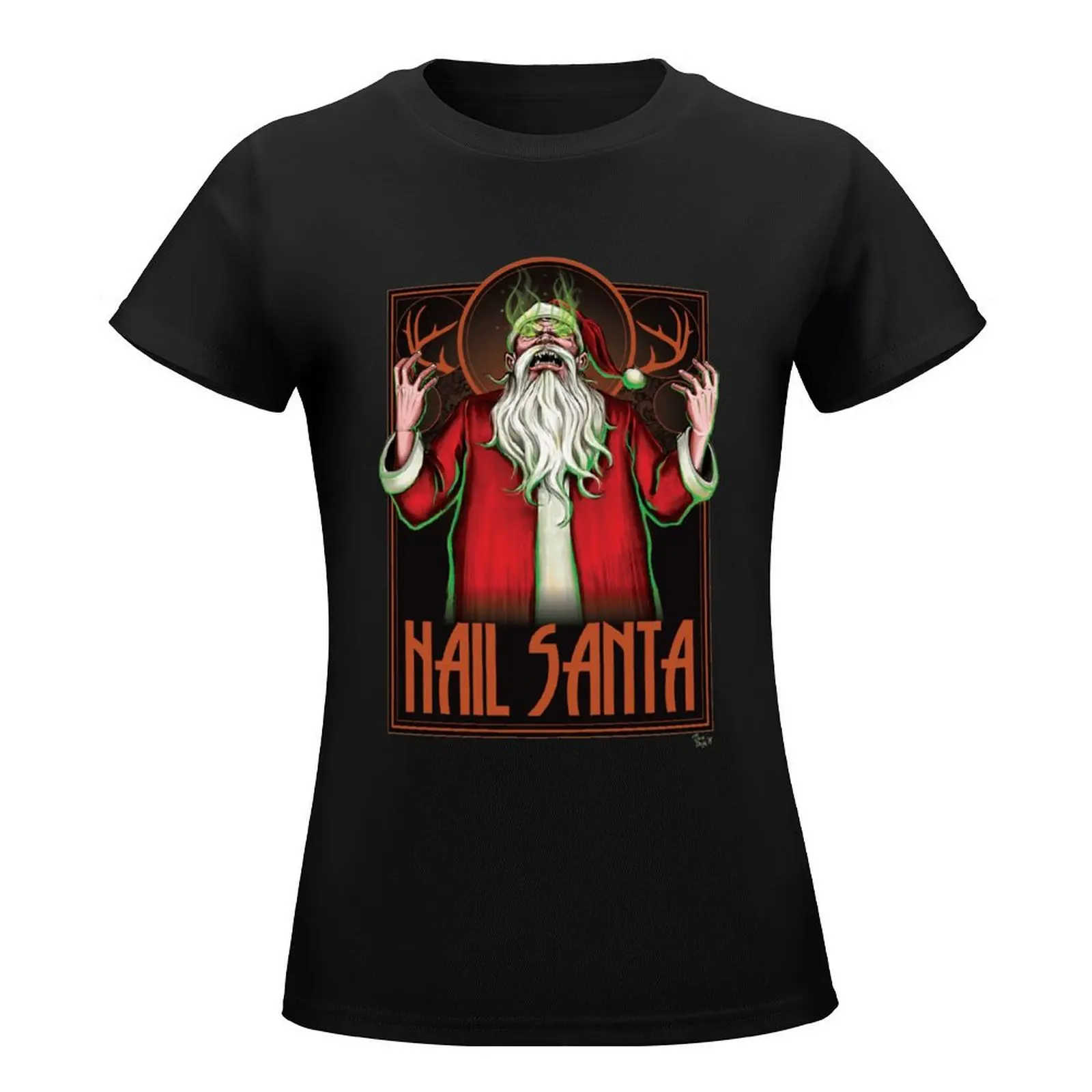 HAIL SANTA Classic T-Shirt plus sizes animal prinfor graphics Women t-shirts