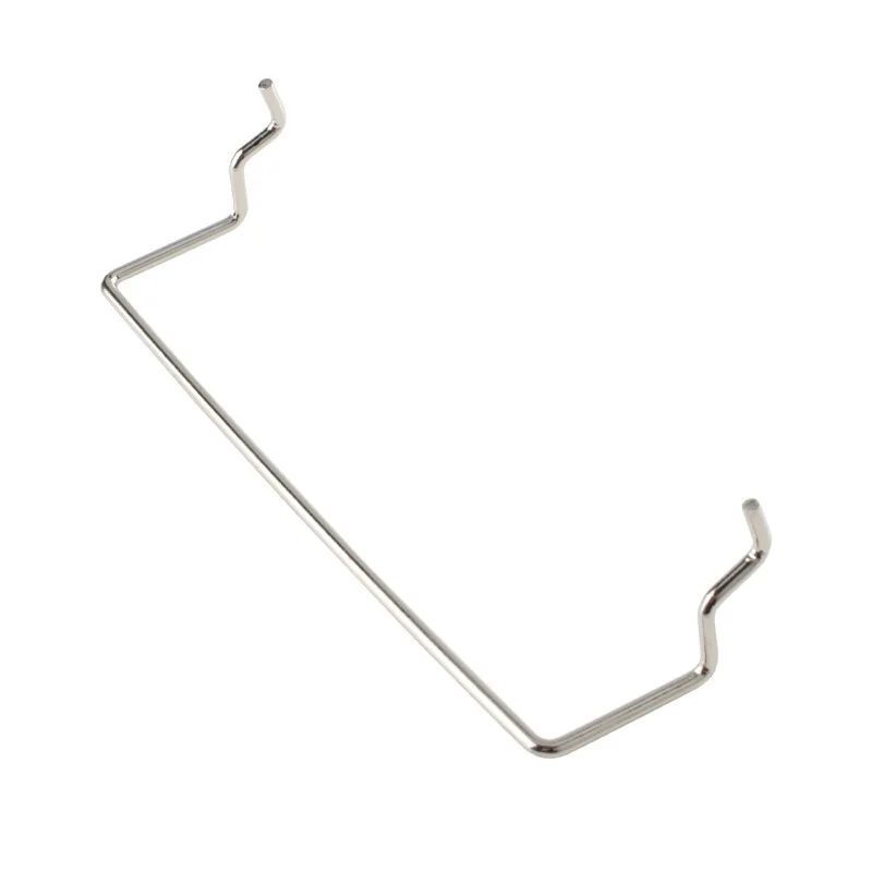 Jingmao hardware export orifice plate double-line hook, hole plate iron wire hook, supermarket orifice plate hook, iron wire