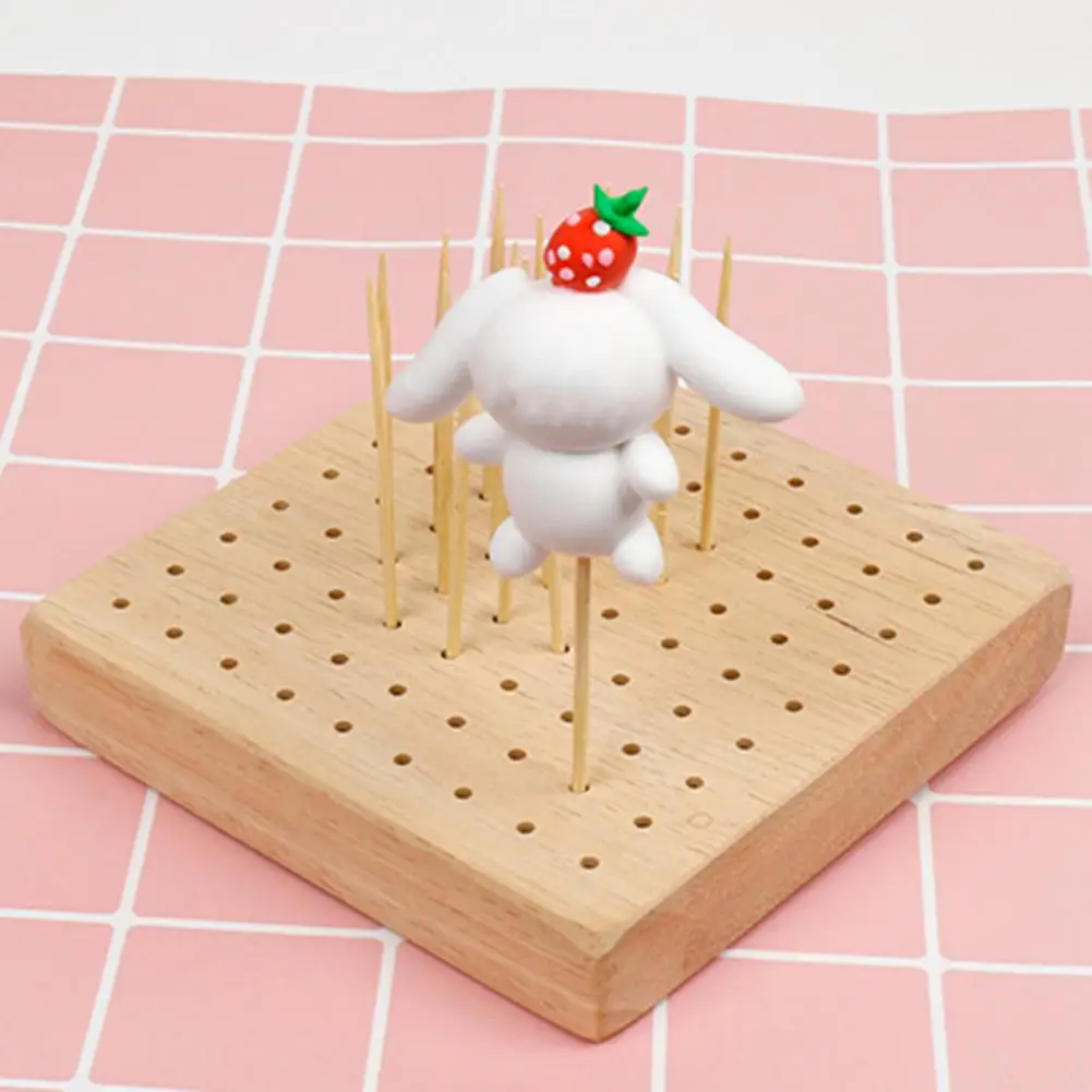 クレイフラッパー革新的な正方形の穴木製陶器粘土ベース耐摩耗性の滑らかな表面粘土ベース