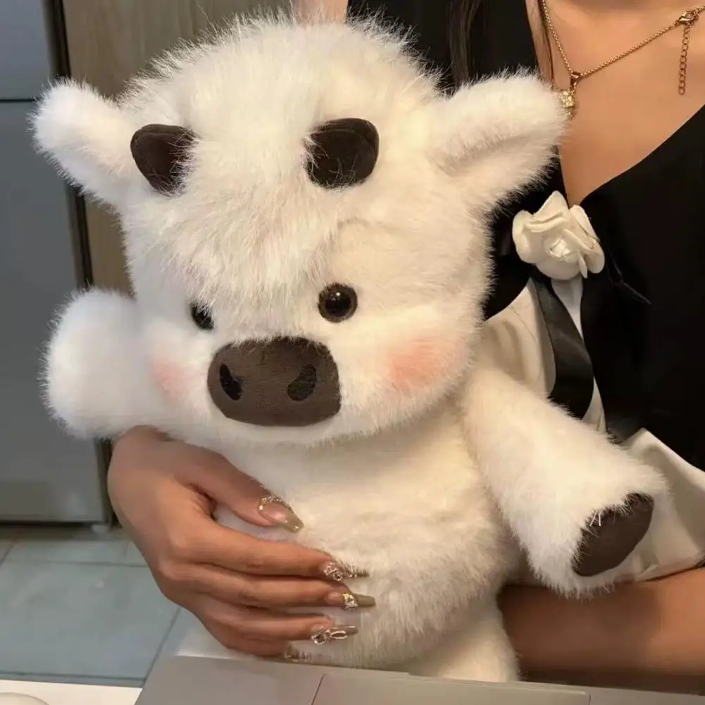 45CM Cute Calf Doll West Highland Running Little Cow Plush Toy Cartoon Soft Stuffed Animal Companion Toy Appease Kid Doll