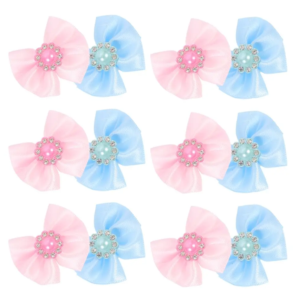 

30 Pcs Bow Hair Valentine'S Day Pet Accessories Tie Accessories for Puppy Bows Elastic Bands Bulk Grooming Headwear