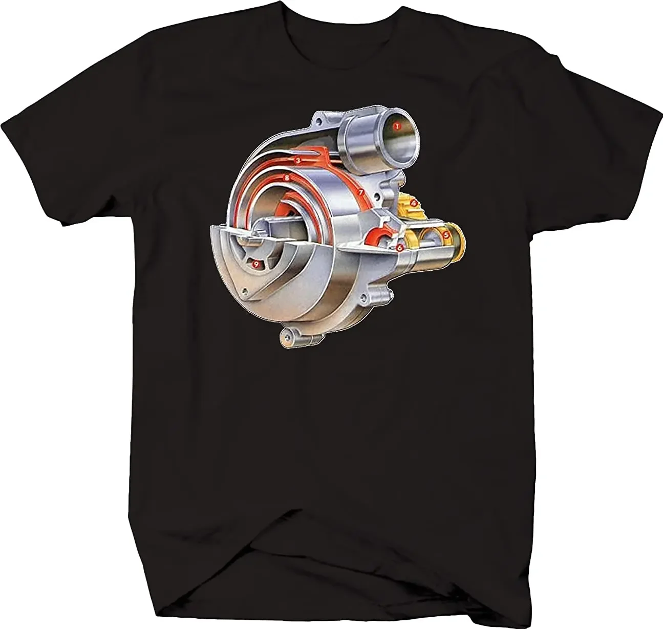 

Impact Art Turbo Racing Performance Softstyle T Shirts Premium Cotton Short Sleeve O-Neck Mens Tshirt S-3XL