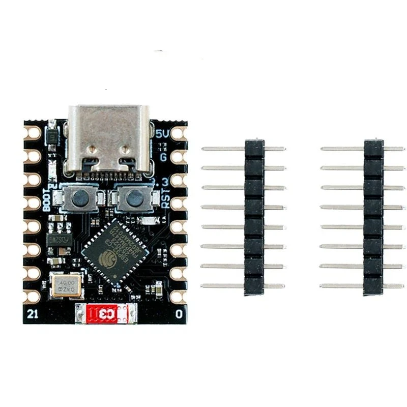 ESP32-C3 SuperMini Plus WiFi Bluetooth Development Board with RGB LED Antenna for Makers DIY Electronic Experiment Projects