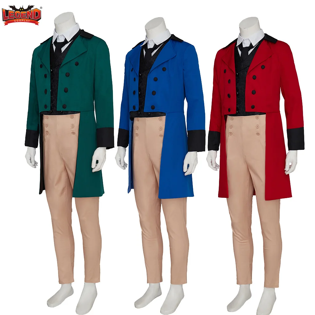 

Anthony Cosplay Costume Men's 18th Century Medieval Victorian Regency Outfit Victorian Gentlemen Suit Colonial Suit