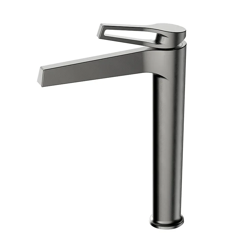 

All copper faucet, bathroom, black basin faucet hot and cold household