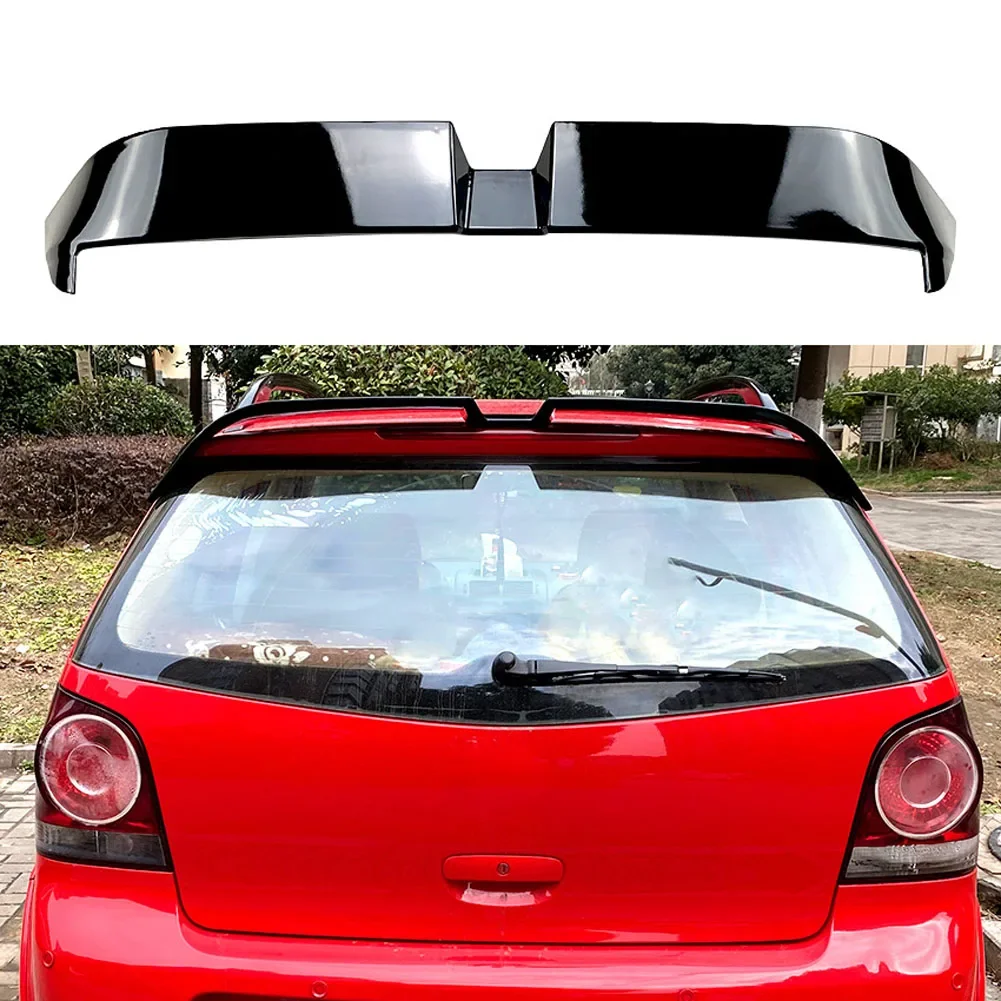 The rear trunk spoiler flange is suitable for Volkswagen Polo 9N 2003-2008 Odinger tail wing top wing