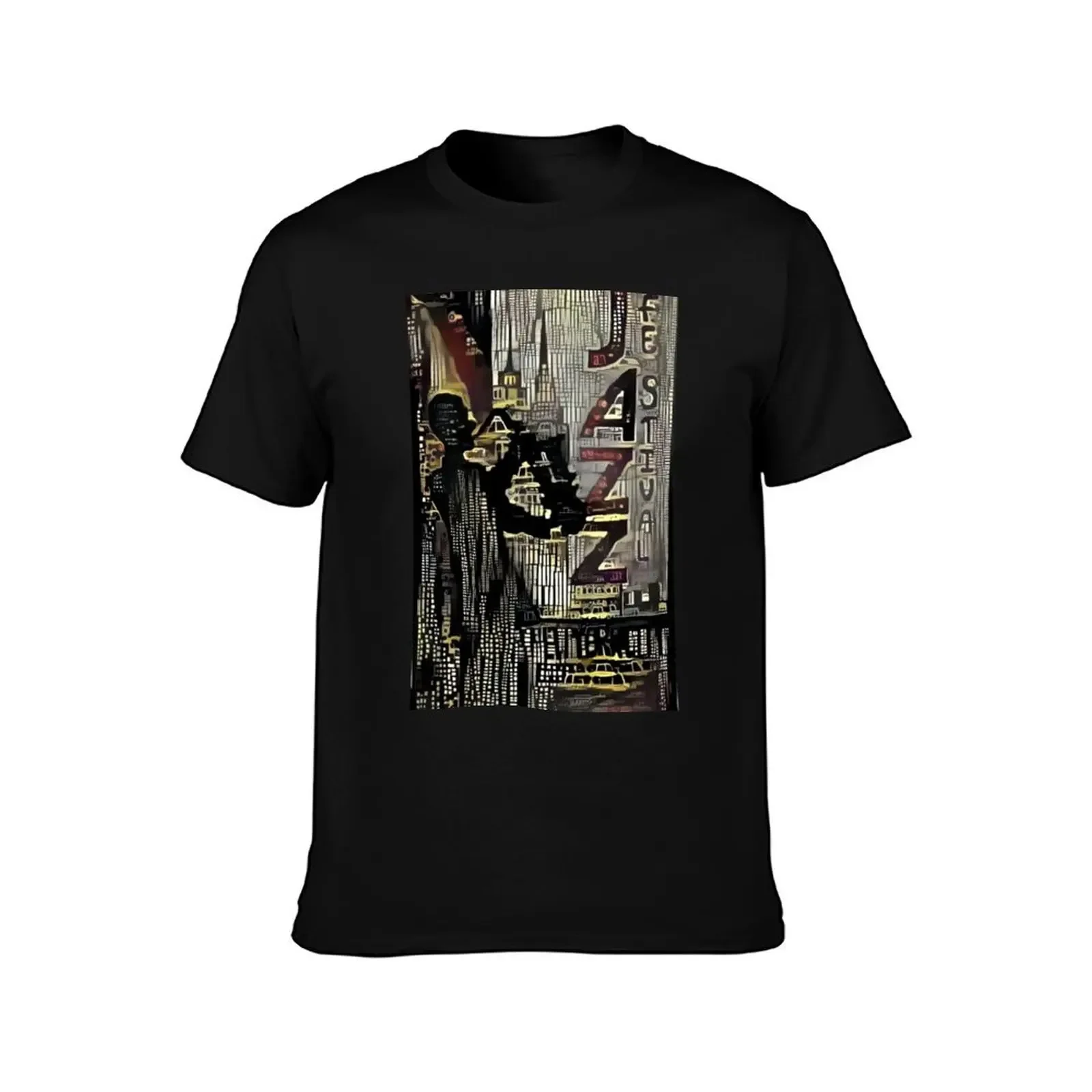 Jazz Festival NYC T-Shirt street wear oversizeds customizeds shirts men