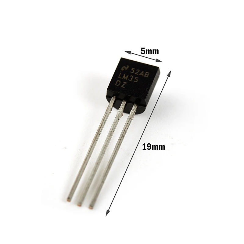 10Pcs Integrated Circuit LM35 LM35DZ TO-92 LM35 Precision Centigrade Temperature Sensor For IC Low Impedance In Stock