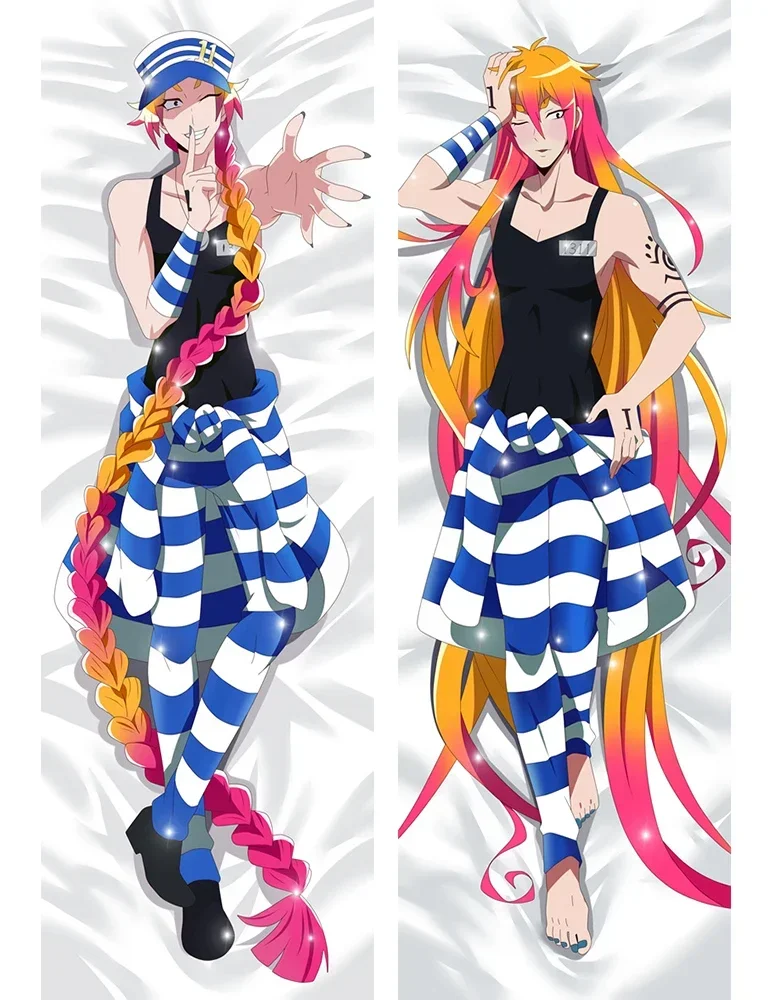 2WAY Pillowcase Hugging Body Pillow Double Side Printed Dakimakura Anime Pillow Case Customize Bedding Pillo Cover